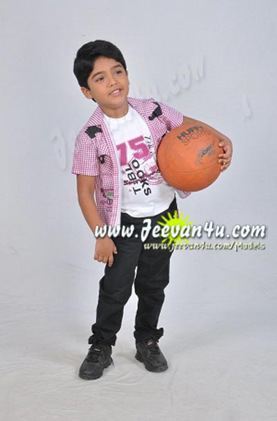 J Karthik Child model photography